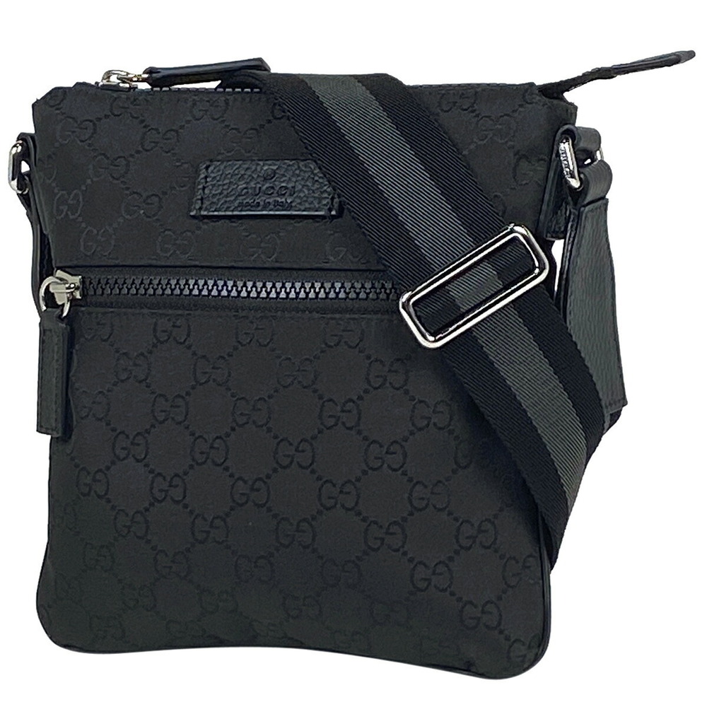 Gucci GG shoulder bag Sherry web black